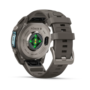 Garmin fenix 9 Pro - 47mm Titāna ar oļu pelēkas krāsas silikona siksniņu