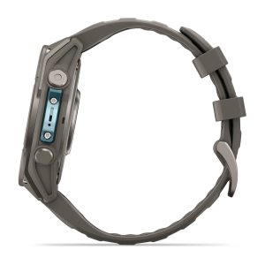 Garmin fenix 9 Pro - 47mm Titāna ar oļu pelēkas krāsas silikona siksniņu