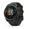 Garmin fenix 9 Pro - 47mm Ogļu pelēks DLC titāna pārklājums ar melnu silikona siksniņu thumbnail 1
