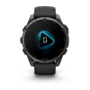 Garmin fenix 9 Pro - 47mm Ogļu pelēks DLC titāna pārklājums ar melnu silikona siksniņu thumbnail 6