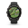 Garmin fenix 9 Pro - 47mm Ogļu pelēks DLC titāna pārklājums ar melnu silikona siksniņu thumbnail 7