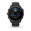 Garmin fenix 9 Pro - 47mm Ogļu pelēks DLC titāna pārklājums ar melnu silikona siksniņu thumbnail 11