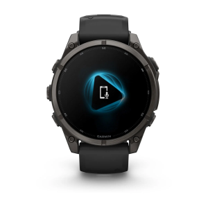 Garmin fenix 9 Pro - 47mm Ogļu pelēks DLC titāna pārklājums ar melnu silikona siksniņu