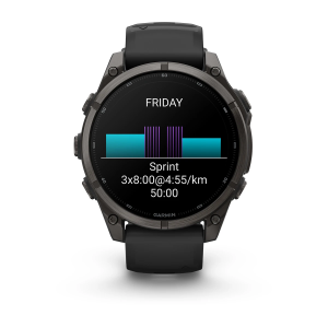 Garmin fenix 9 Pro - 47mm Ogļu pelēks DLC titāna pārklājums ar melnu silikona siksniņu