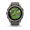 Garmin fenix 9 Pro - 51mm Titanas su akmenėlių pilkos spalvos silikoniniu dirželiu thumbnail 7