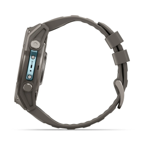 Garmin fenix 9 Pro - 51mm Titanas su akmenėlių pilkos spalvos silikoniniu dirželiu