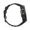 Garmin fenix 9 Pro - 51mm Ogļu pelēks DLC titāna pārklājums ar melnu silikona siksniņu thumbnail 5
