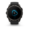 Garmin fenix 9 Pro - 51mm Ogļu pelēks DLC titāna pārklājums ar melnu silikona siksniņu thumbnail 6