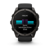 Garmin fenix 9 Pro - 51mm Ogļu pelēks DLC titāna pārklājums ar melnu silikona siksniņu thumbnail 9