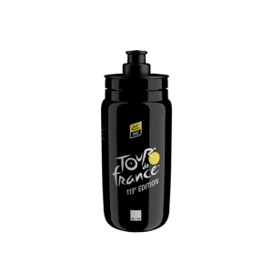 Bottle Elite FLY Teams 2026 Tour de France Black Map 550 ml
