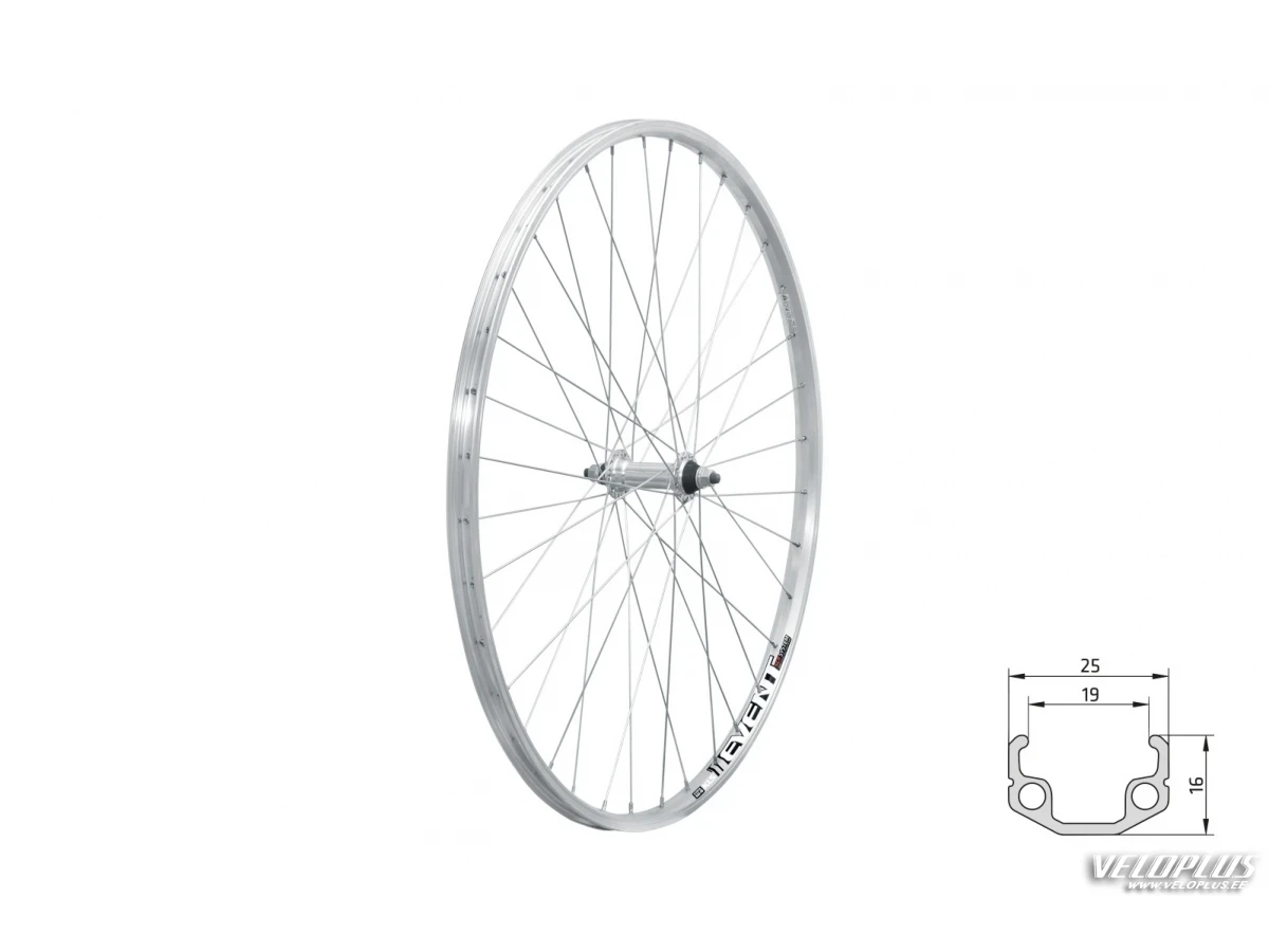 Wheel front KLS EVENT F, 28", silver