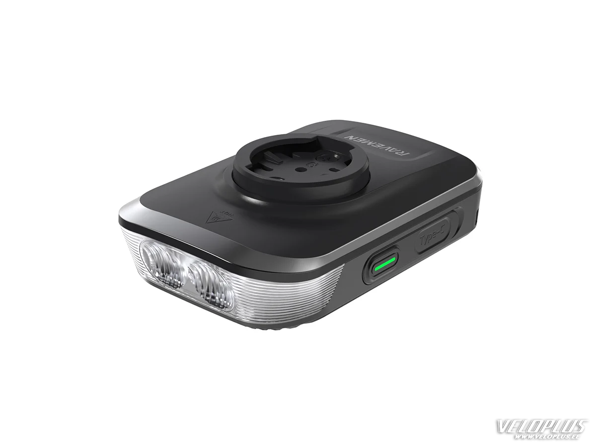 Esituli RAVEMEN FR1500 1500 lm USB rattakompuutri hoidikuga, automaatne sisse-/väljalülitus