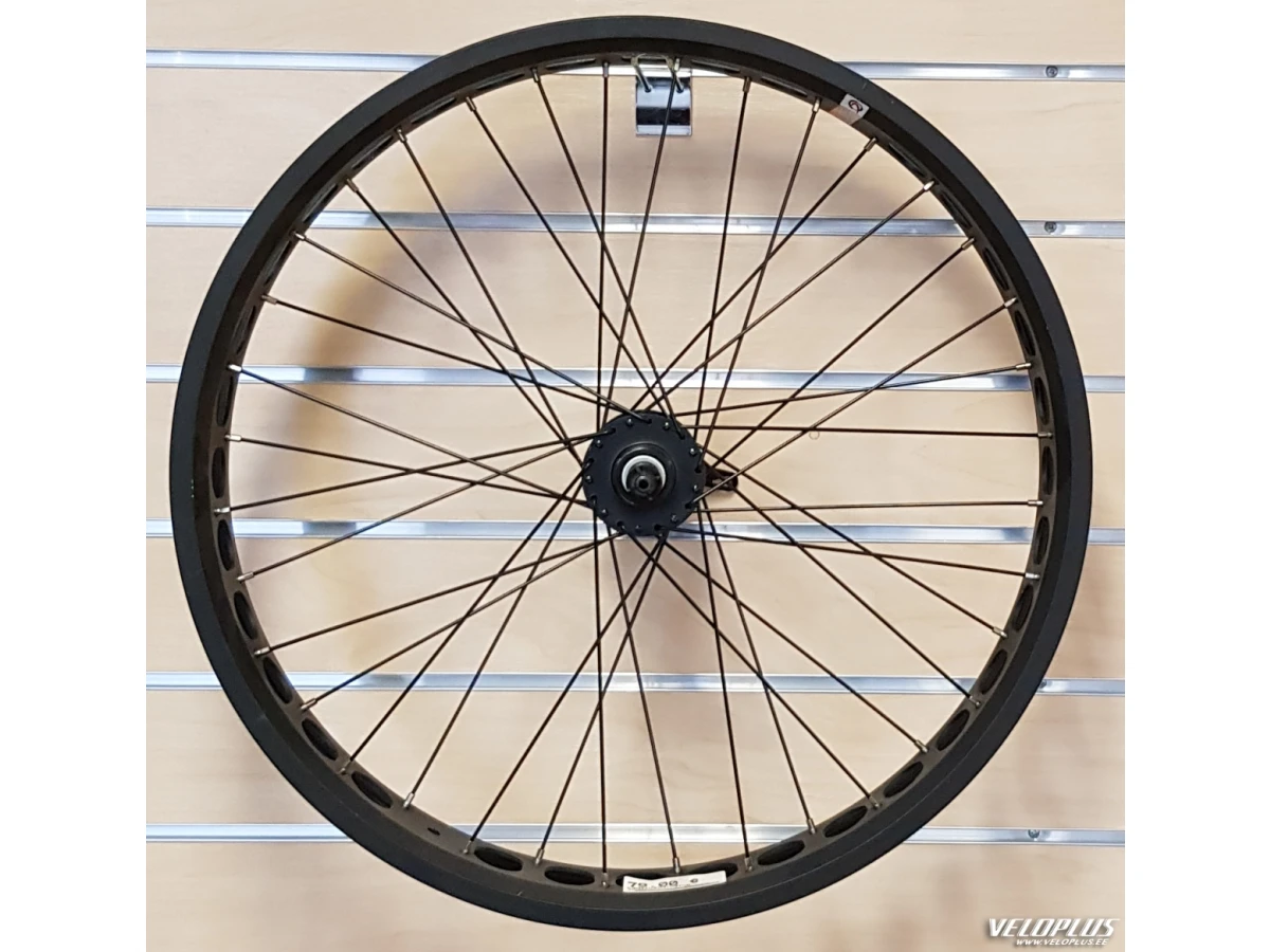 Rear wheel 24" FATBIKE black , for multiple freewheel
