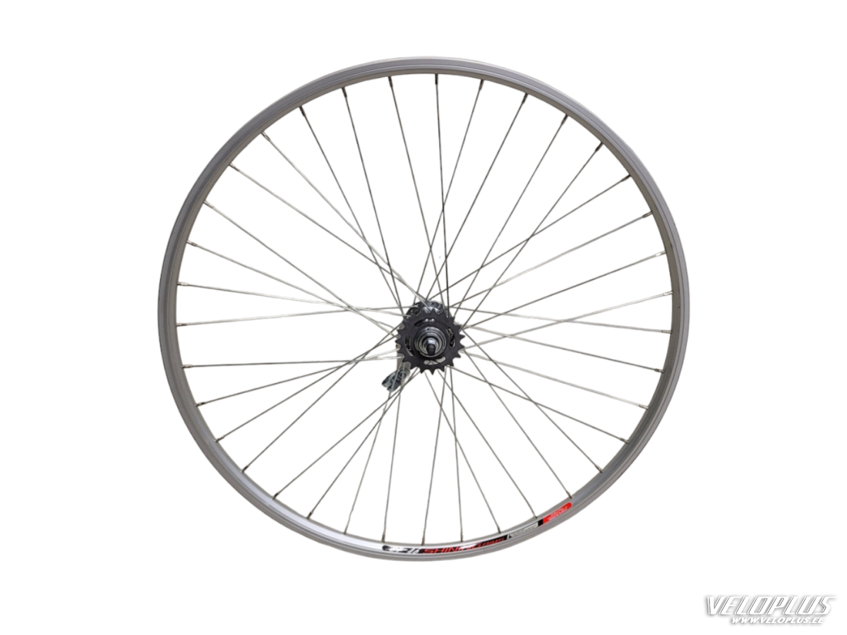 Tagajooks 28 Velosteel/Double hõbe 1k