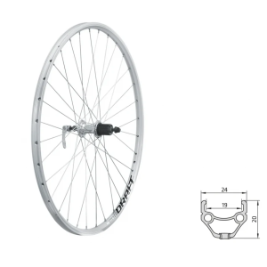 Rear wheel KLS DRAFT R, 28"/29", silver