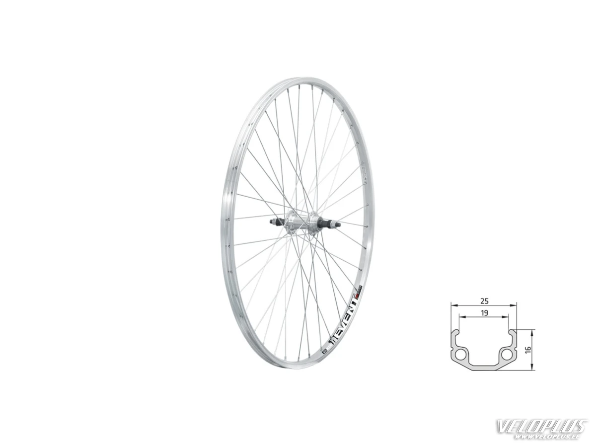 Wheel rear KLS EVENT R, 28", silver