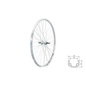 Wheel rear KLS EVENT R, 28", silver