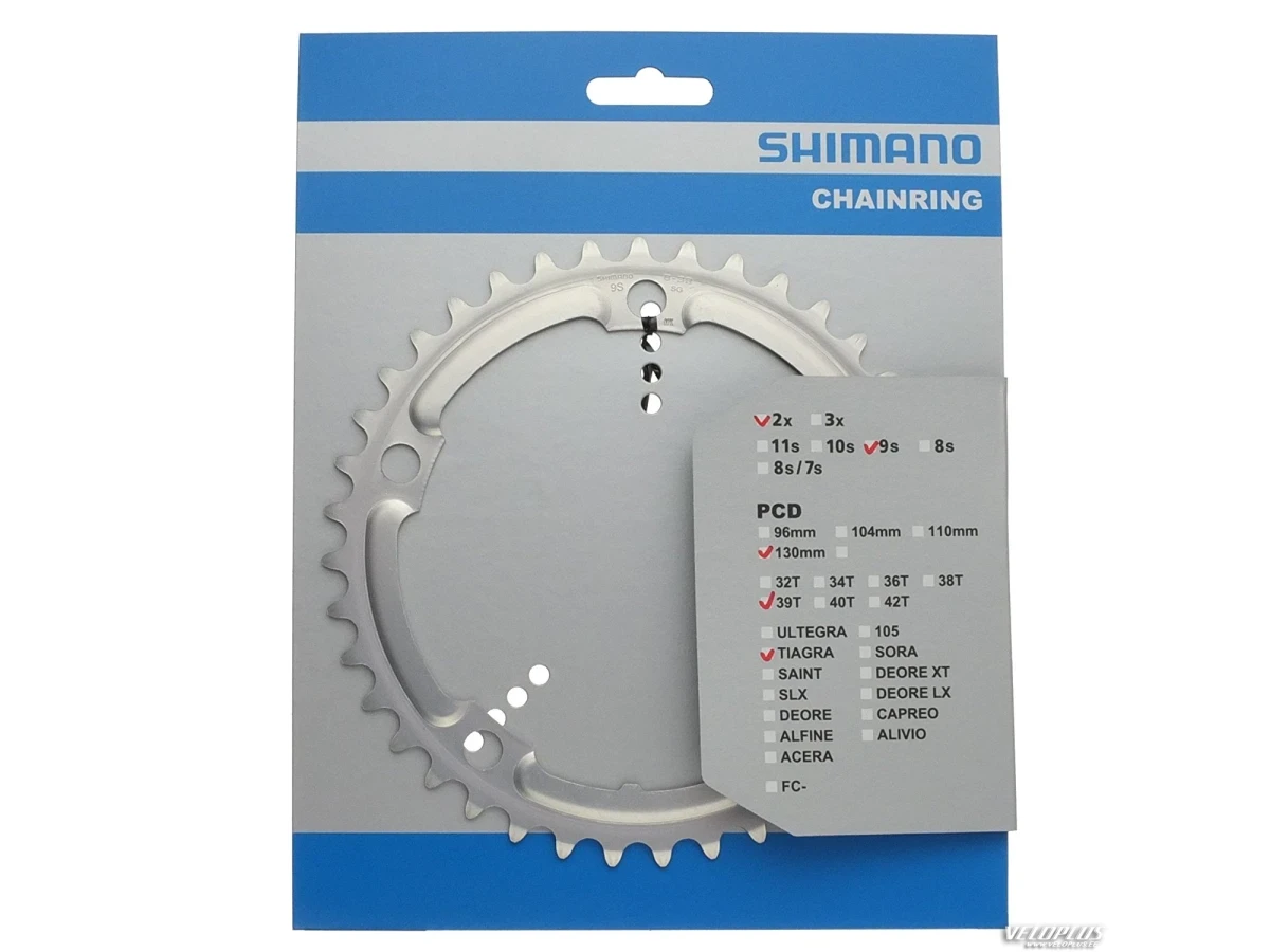 Chainring Shimano FC-4500 130x39t silver Tiagra
