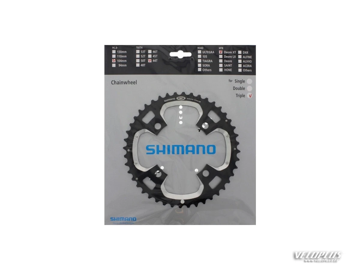 Chainring Shimano M770 44h black 10s