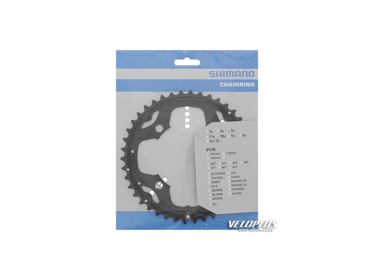 Hammasratas Shimano SLX M660 42H 3x10