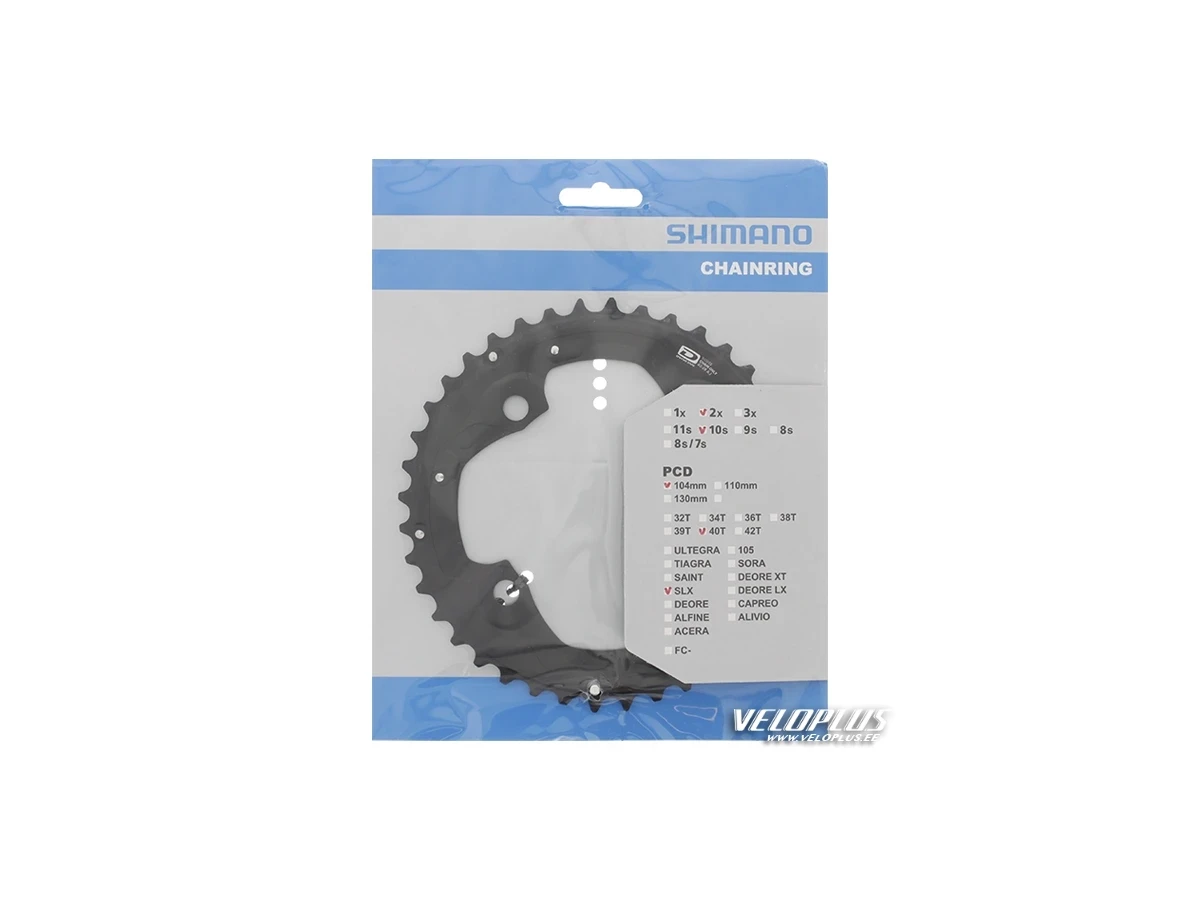 Chainring Shimano SLX M675 40h AJ (2x10)