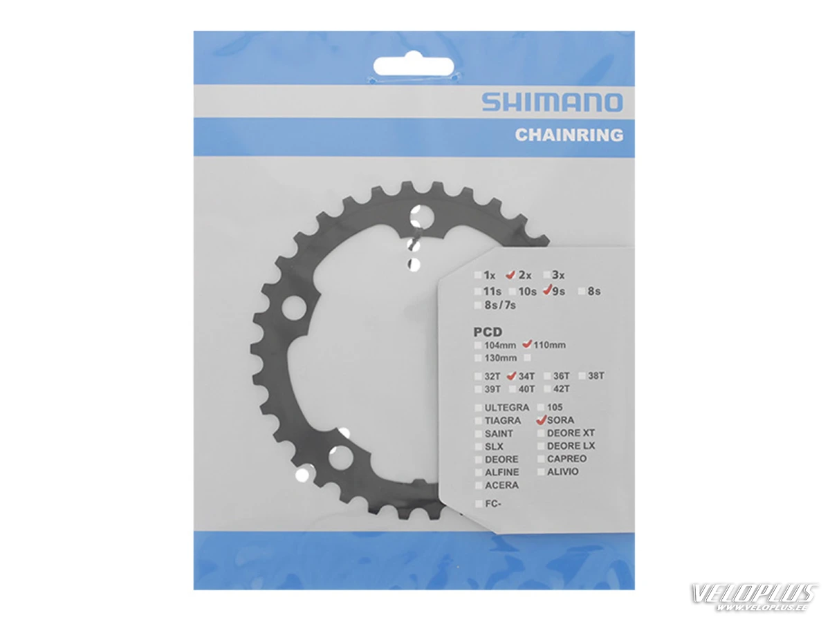 Hammasratas Shimano Sora FC-R3000 34H (2x9-käiku)