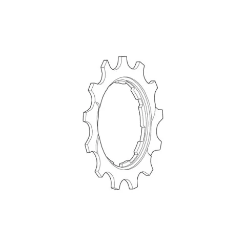 Shimano CS-M771-10 SPROCKET WHEEL 12T (BUILT IN SPACER TYPE) FOR BL-GROUP