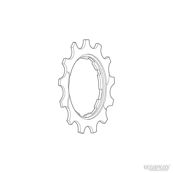 Shimano CS-M771-10 SPROCKET WHEEL 12T (BUILT IN SPACER TYPE) FOR BL-GROUP