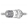 Sisäisen navan sarja Shimano SG-3C41 168 mm thumbnail 1