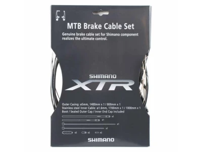 Pidurikõri-trossi komplekt Shimano XTR must