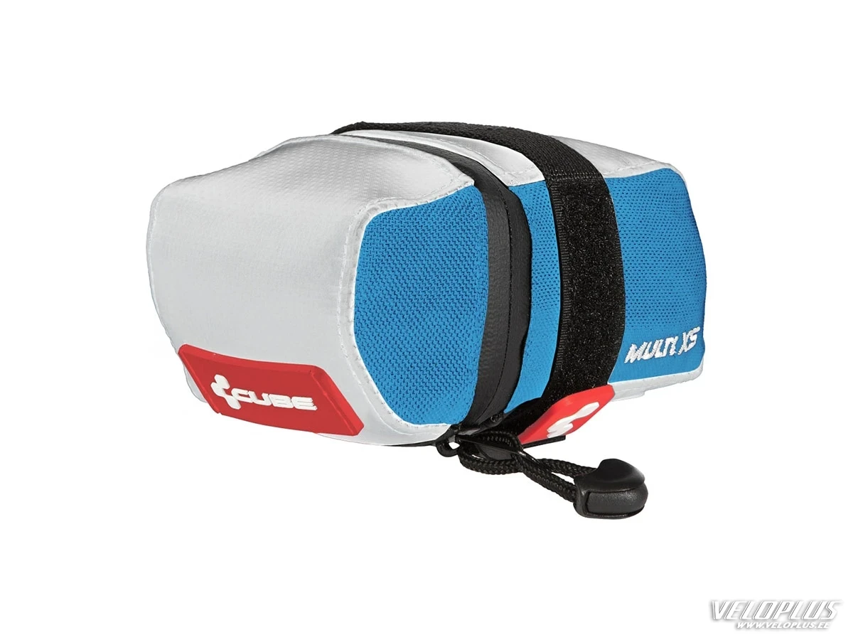 Saddle bag Cube Multi XS white-blue