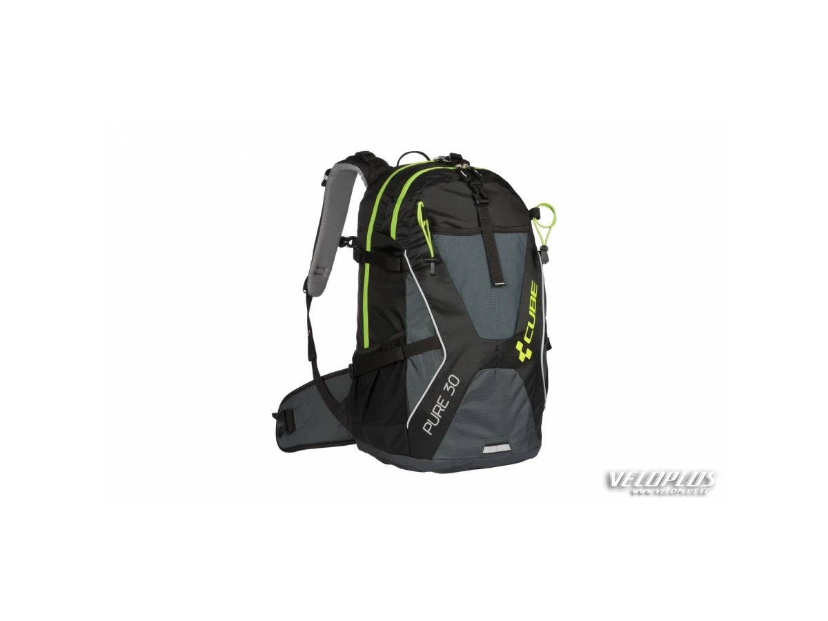 Seljakott Cube PURE 30 must-roheline