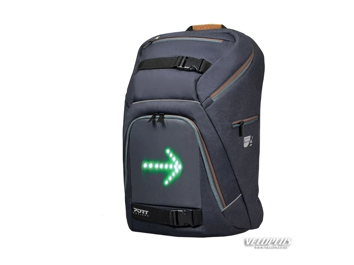 Seljakott Port Design GO LED 35L hall/pruun