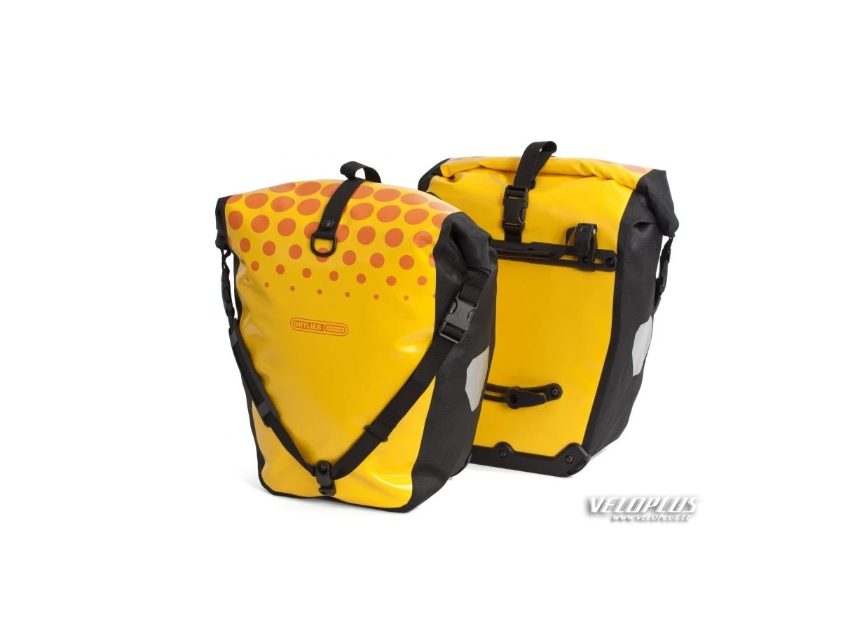 Bike Bag Ortlieb Back-Roller Classic Design Orange Dots (pair)