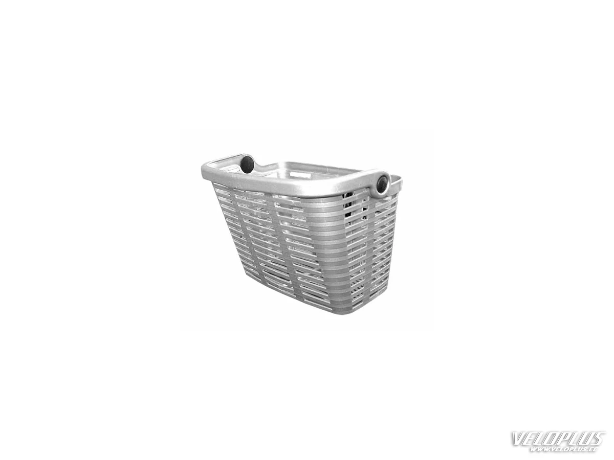 Front basket Bellelli Plaza plastic silver