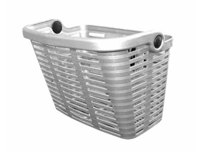 Front basket Bellelli Plaza plastic silver