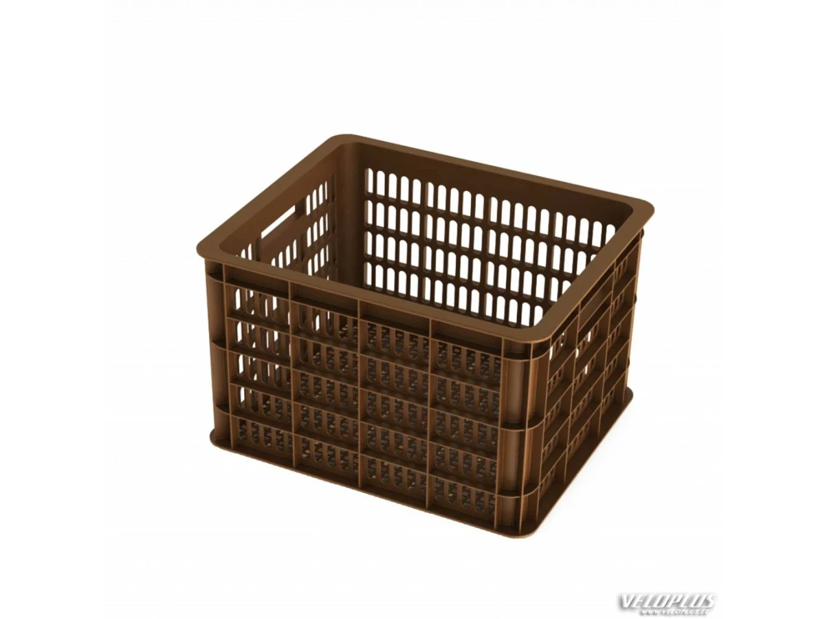 Bike basket BASIL CRATE M 33L saddle brown