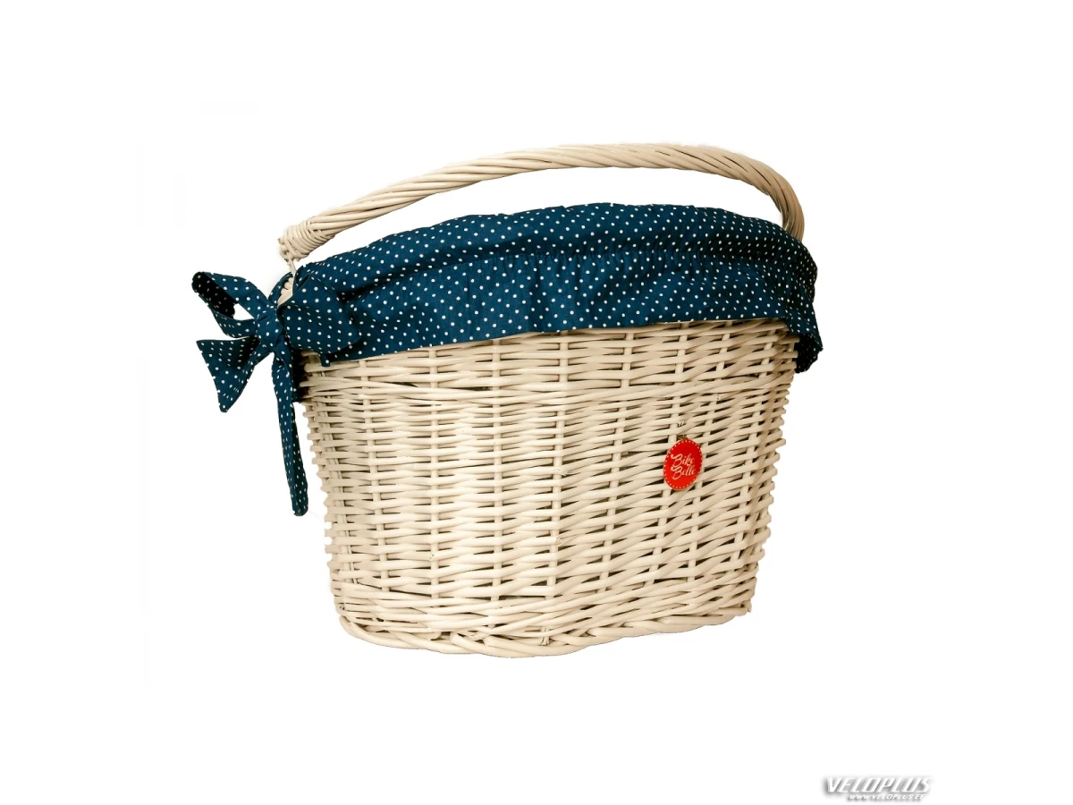 Basket liner BIKE BELLE POLKA NAVY