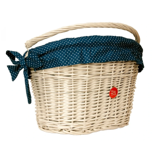 Basket liner BIKE BELLE POLKA NAVY