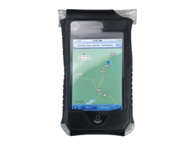 Nutitelefoni kott TOPEAK SMARTPHONE DRYBAG iPhone 4/4S must juhtrauale/stemmile