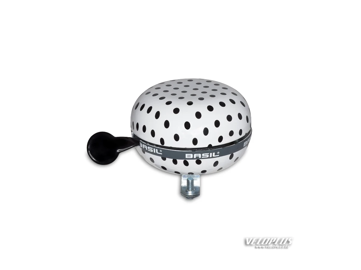 Bell BASIL BIG BELL POLKADOT 80mm white/ black dots