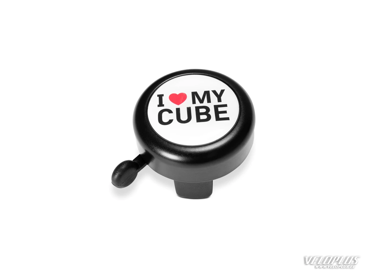 CUBE Bell I LOVE MY CUBE black´n´white´n´red