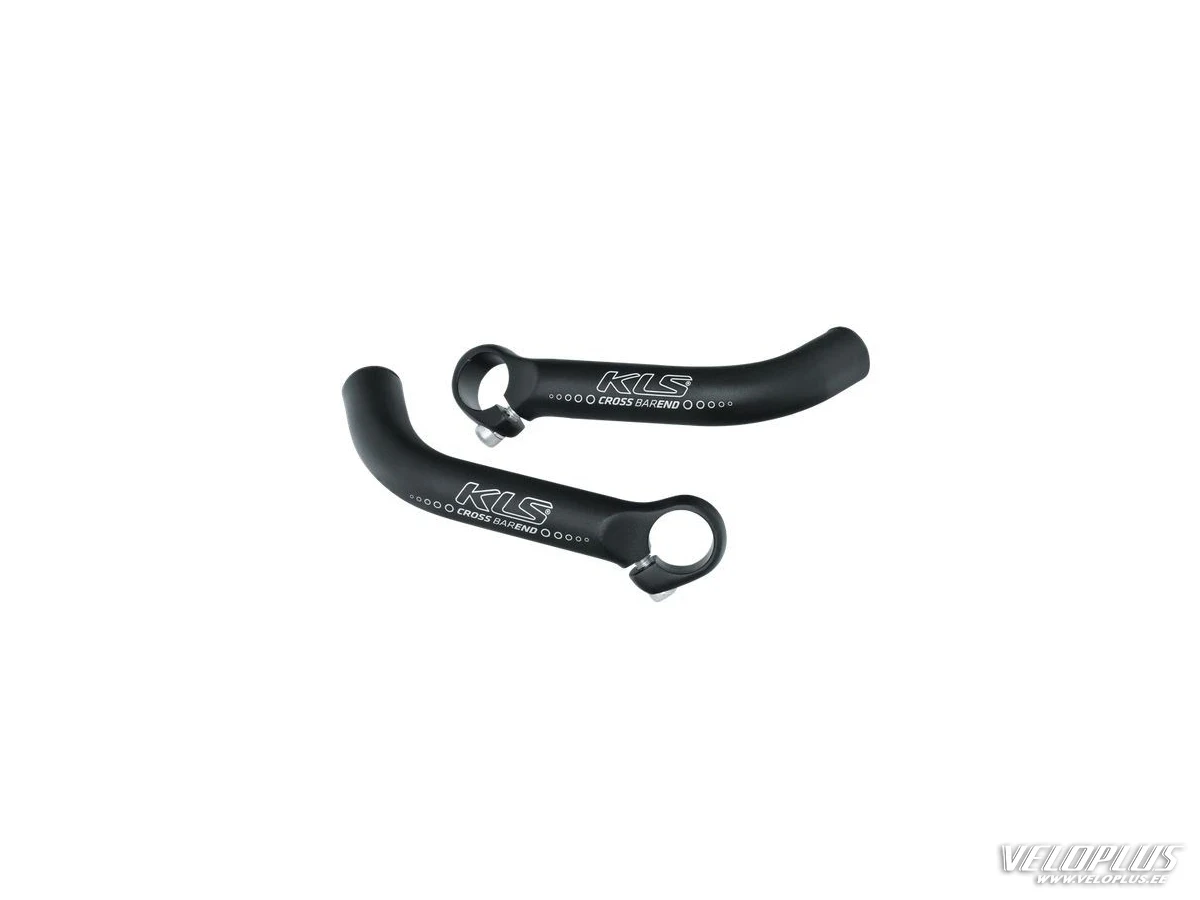 Bar ends KLS CROSS black