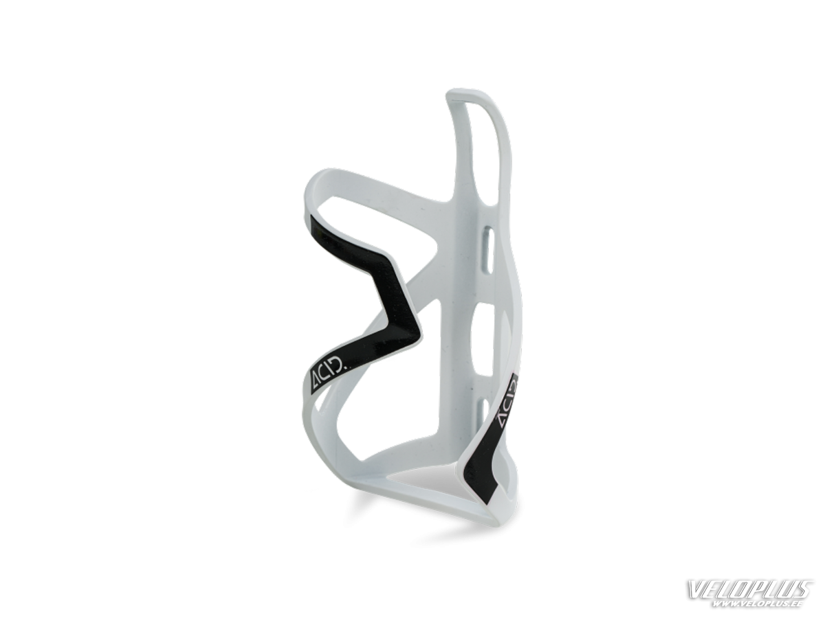 ACID Bottle Cage HPP Sidecage right-hand, matt white´n´glossy black