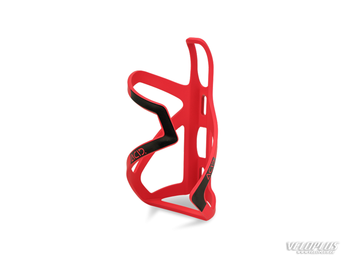 ACID Bottle Cage HPP Sidecage right-hand, matt red´n´glossy black