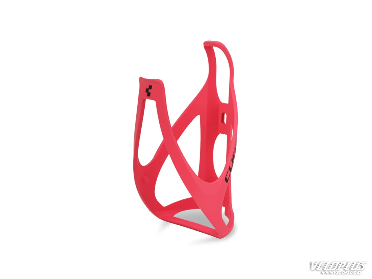 CUBE Bottle Cage HPP matt coral´n´black