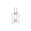Cube Bottle Cage HPA matt white thumbnail 2