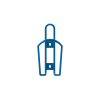 CUBE Bottle Cage HPA blue thumbnail 2