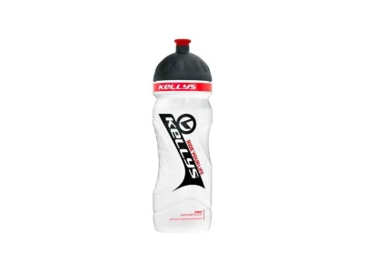 Vesipullo Kellys 700ml Sport läpinäkyvä valkoinen-musta