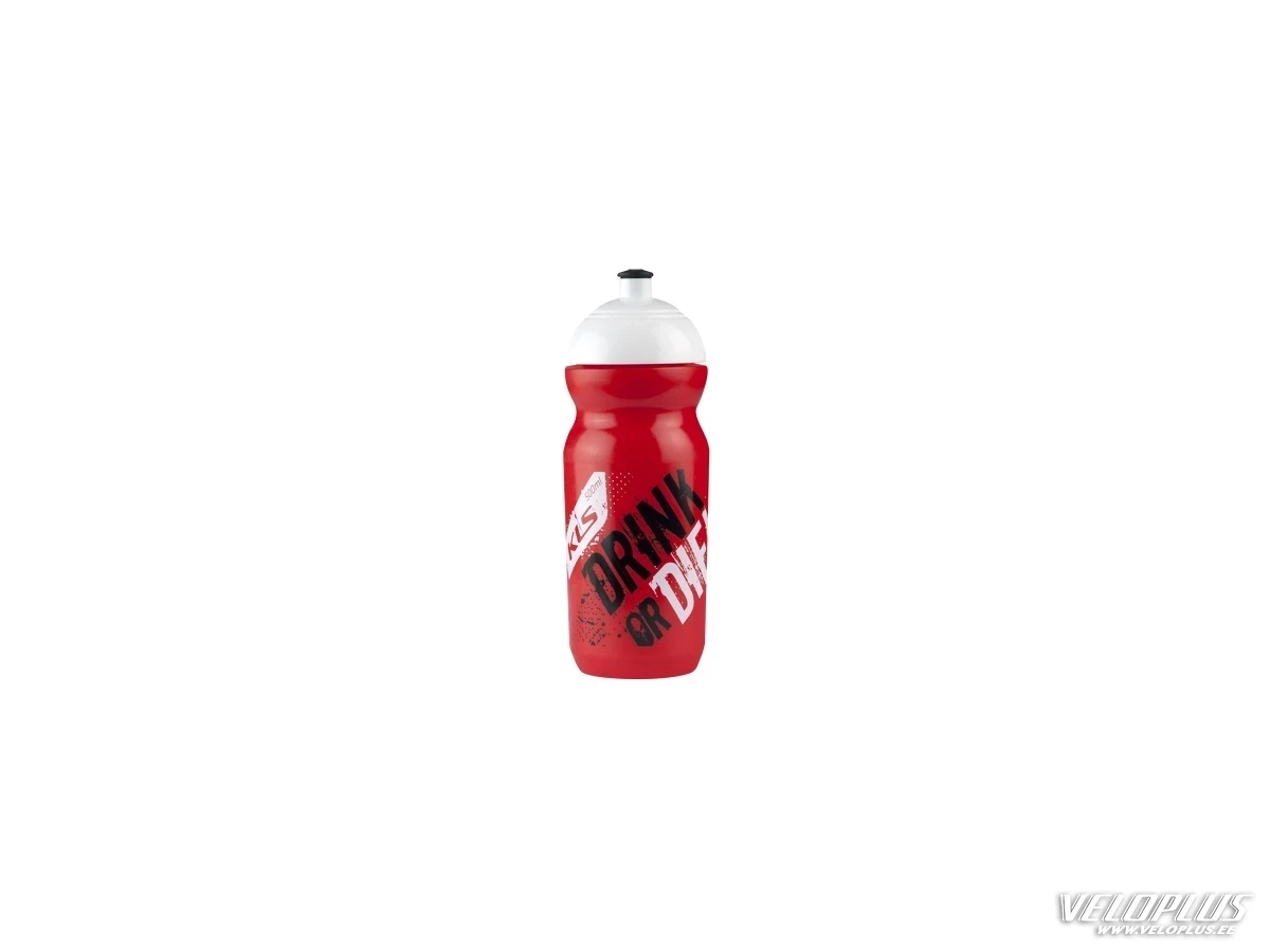 Bottle KLS Gobi RAW 0,5L red-white